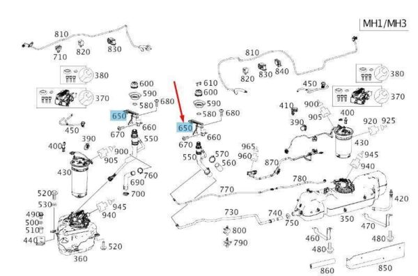 A9064761136 - Bracket for Mercedes-Benz 209 210 213 214 216 309 310 311 313 314 315 316 318 3