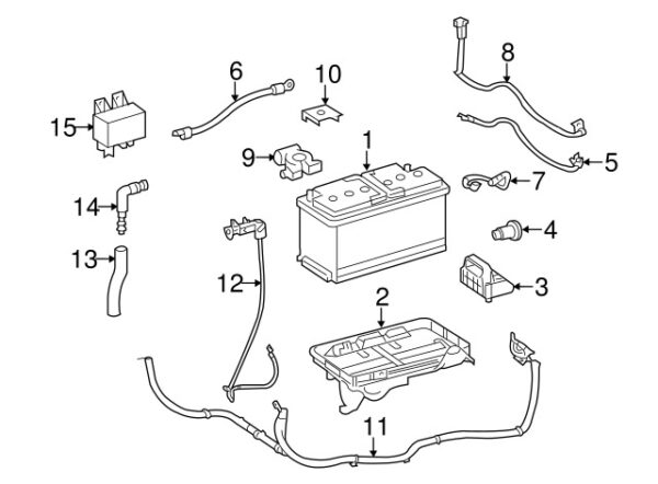 A9065460044 - NEW MERCEDES-BENZ SPRINTER CLASS BATTERY CABLE CLAMP A9065460044 ORIGINAL