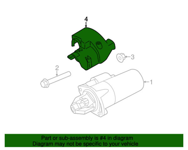 A9065460068 - NEW MERCEDES-BENZ SPRINTER CLASS STARTER HEAT SHIELD A9065460068 ORIGINAL