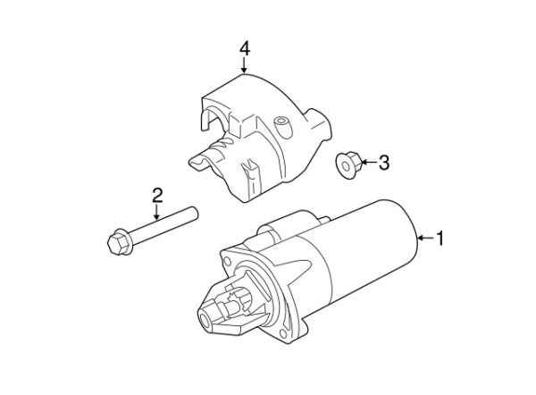 A9065460068 - NEW MERCEDES-BENZ SPRINTER CLASS STARTER HEAT SHIELD A9065460068 ORIGINAL