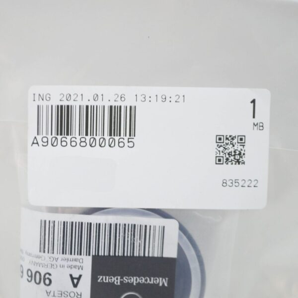 A9066800065 - Mercedes-Benz C-Class W204 Ignition Key Chrome Trim Ring A9066800065 New Genuine