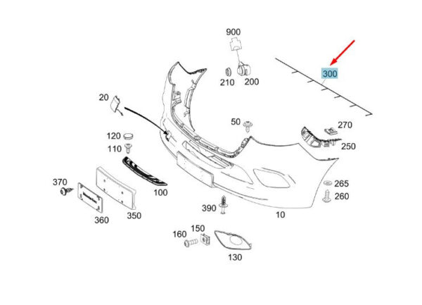 A9074402211 - MERCEDES-BENZ SPRINTER W907 Front Bumper Wiring Harness A9074402211 NEW GENUINE