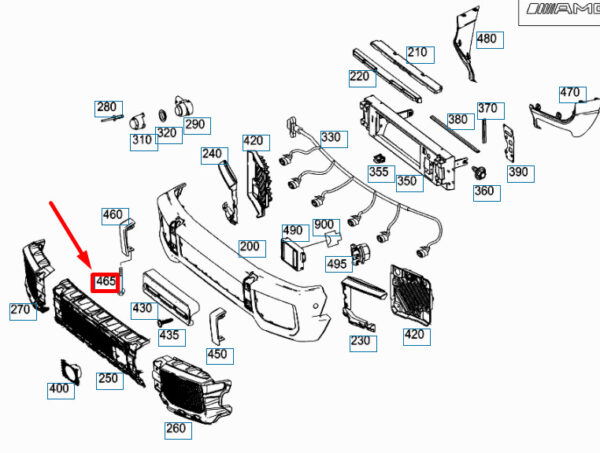 A9459900901 - NEW MB G W463 FRONT APRON COVER COMBINATION BOLT A9459900901 ORIGINAL