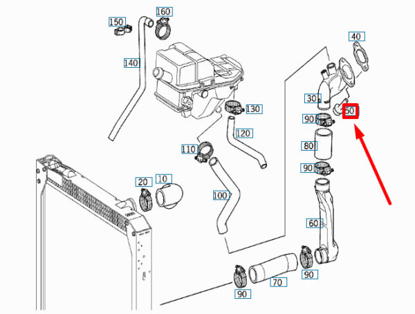 N910105010009 - MERCEDES-BENZ CLA Rear Seat Folding Backrest Bolt N910105010009 NEW GENUINE