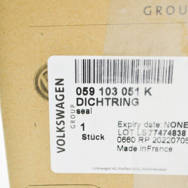 059103051K - NEW VW BEETLE A5 TIMING CASE SHAFT OIL SEAL 059103051K