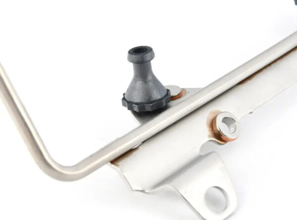 06F145317H - NEW AUDI A3 8P ENGINE COOLANT PIPE WITH BRACKET 06F145317H ORIGINAL