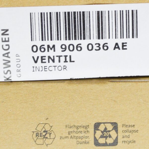 06M906036AE - NEW AUDI Q7 4M FUEL INJECTOR 06M906036AE ORIGINAL