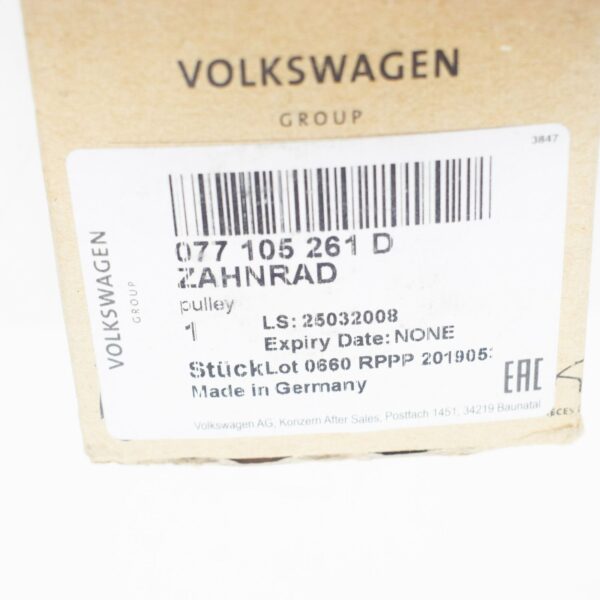 077105261D - NEW AUDI A6 C5 CRANKSHAFT TIMING GEAR 077105261D ORIGINAL