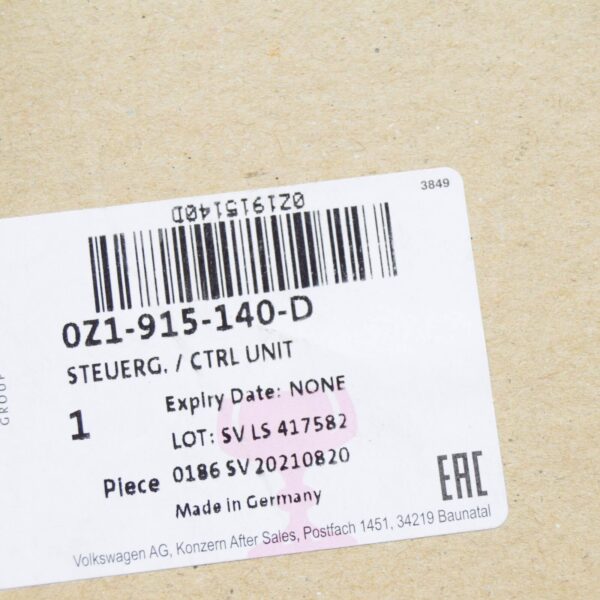 0Z1915140D - NEW VOLKSWAGEN ID.4 E21 BATTERY MODULE CONTROL UNIT 0Z1915140D ORIGINAL