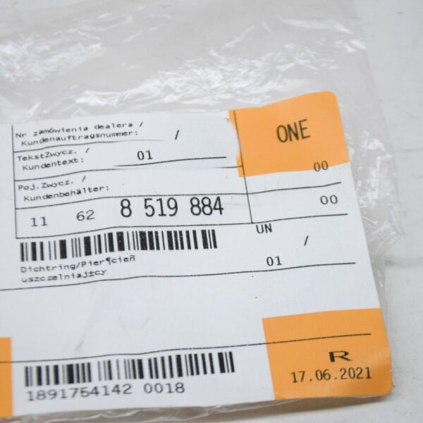 11628519884 - NEW BMW 1 F21 EXHAUST MANIFOLD PIPE GASKET 11628519884 ORIGINAL