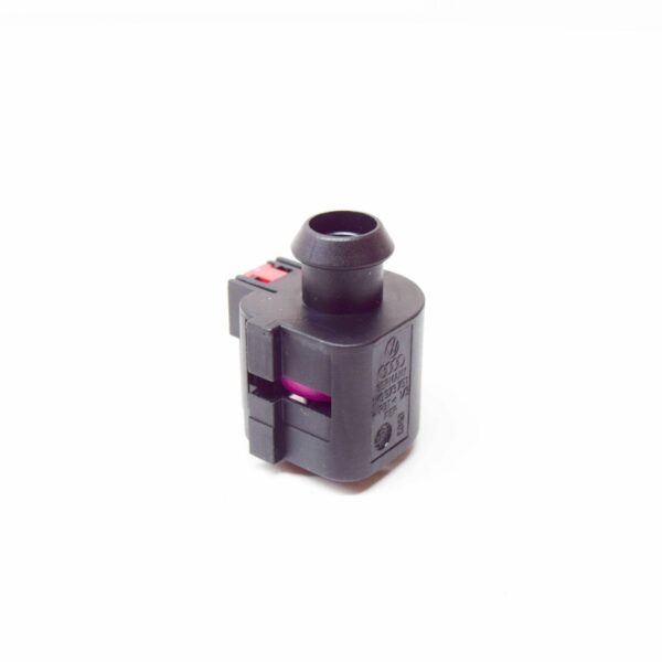 1K0973751 - NEW AUDI A1 MK1 FLAT CONTACT HOUSING 1 PIN BLACK 1K0973751 ORIGINAL