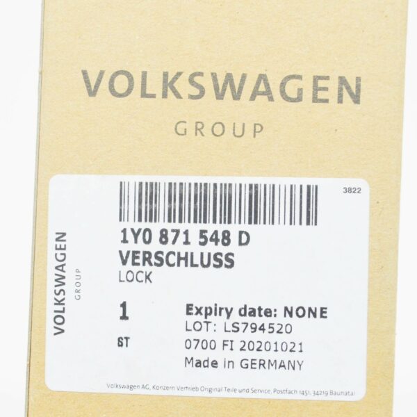 1Y0871548D - NEW VW BEETLE CONVERTIBLE 1Y RIGHT SOFT TOP CATCH LOWER PART 1Y0871548D ORIGINAL