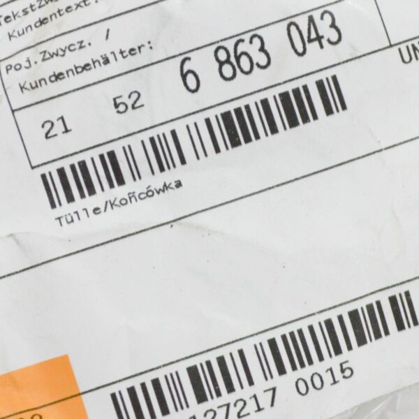 21526863043 - NEW BMW X3 F25 CLUTCH HOSE GROMMET 21526863043 6863043 ORIGINAL