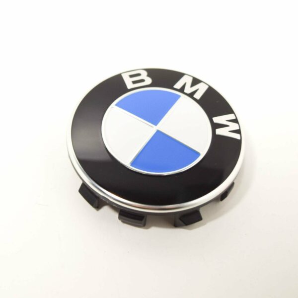 36136850834 - NEW BMW 2 F45 F46 F48 F39 WHEEL CENTER CAP WITH CHROME 6850834 36136850834