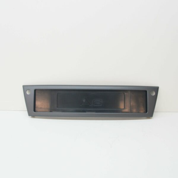 4F0807285F1QP - AUDI A6 C6 Front Licence Plate Trim 4F0807285F1QP ORIGINAL