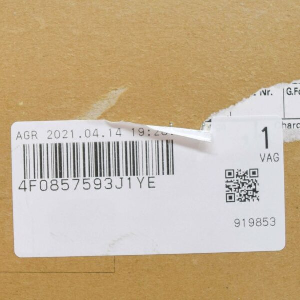 4F0857593J1YE - NEW AUDI A6 C6 INTERIOR MIRROR CABLE GUIDE LOWER COVER 4F0857593J1YE ORIGINAL