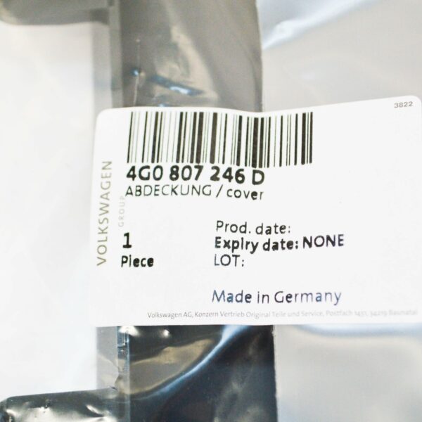 4G0807246D - NEW AUDI A6 C7 CHANNEL COVER RIGHT 4G0807246D
