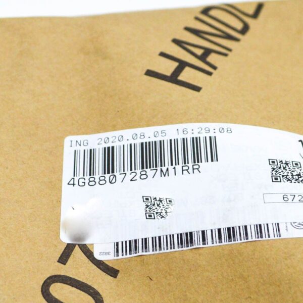 4G8807287M1RR - NEW AUDI A7 4G FRONT BUMPER NUMBER PLATE FILLER 4G8807287M1RR ORIGINAL