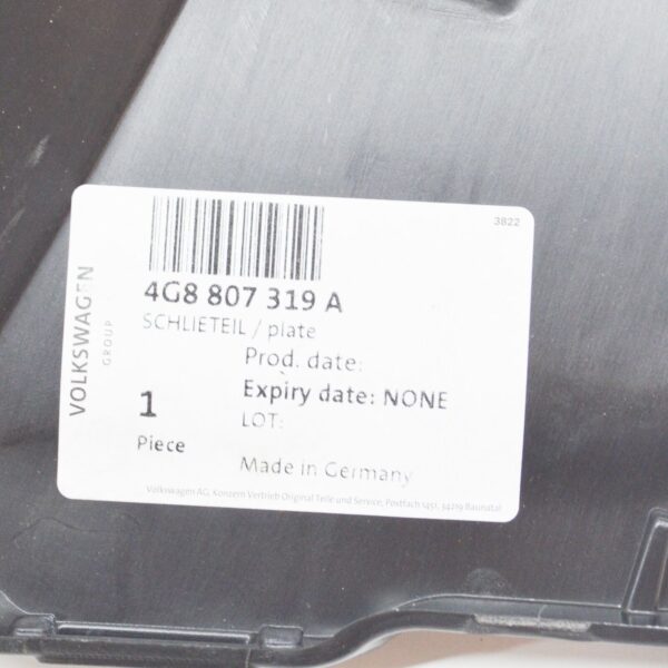 4G8807319A - NEW AUDI RS7 SPORTBACK 4G8 REAR BUMPER LEFT CLOSING ELEMENT 4G8807319A