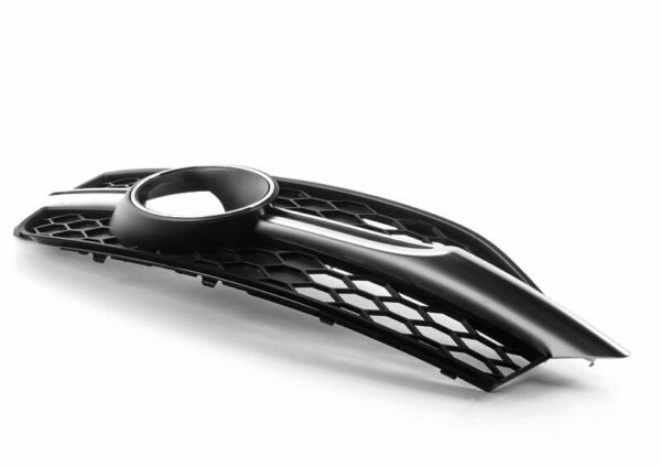 4G8807681E9B9 - NEW AUDI A7 LEFT SIDE FRONT S-LINE BUMPER FOG LIGHT GRILL BLACK 4G8807681E