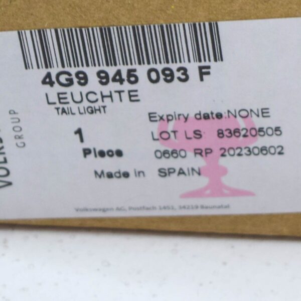 4G9945093F - NEW AUDI A6 ALLROAD 4G REAR LEFT SIDE TAILGATE TAILLIGHT 4G9945093F ORIGINAL