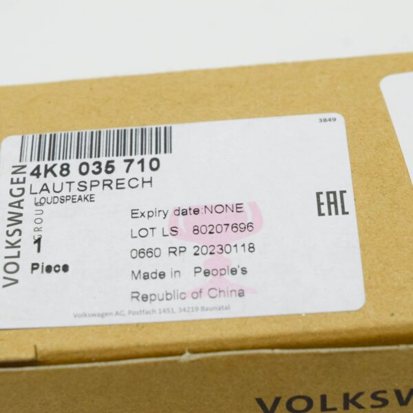 4K8035710 - NEW AUDI A7 SPORTBACK 4KA FRONT RIGHT A-PILLAR LOUDSPEAKER 4K8035710 ORIGINAL