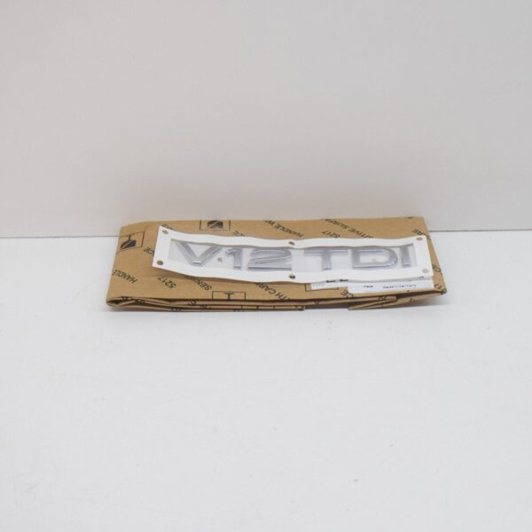 4L0853743D2ZZ - Audi A8 Q7 4L V12 TDI Rear Lettering Badge Emblem 4L0853743D2ZZ ORIGINAL