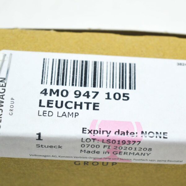 4M0947105 - NEW AUDI A4 AVANT B9 INTERIOR LED SUN VISOR LIGHTING 4M0947105