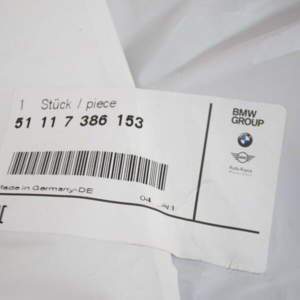 51117386153 - NEW BMW 3 F31 FRONT BUMPER LOWER GRILLE 51117386153 7386153 2016 ORIGINAL