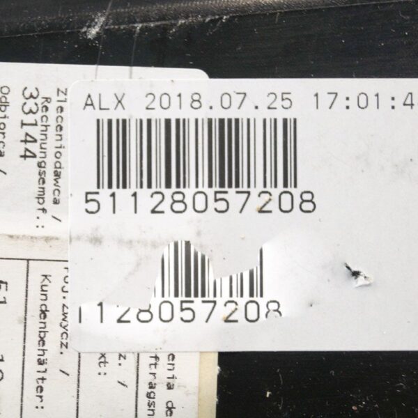51128057208 - NEW BMW 3 GRAN TURISMO F34 REAR BUMPER BRACKET RIGHT SIDE 51128057208 2018