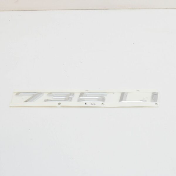 51147033241 - BMW 7 E66 Trunk Lid 735Li Emblem Badge 51147033241 ORIGINAL