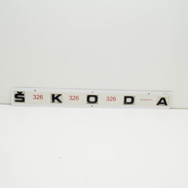 565853687G041 - NEW SKODA KAROQ NU REAR TAILGATE LETTERING 565853687G041 ORIGINAL
