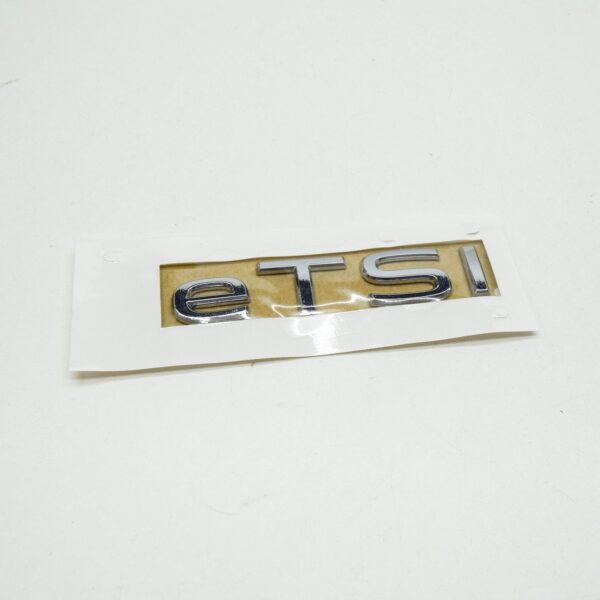5H0853675L - VW GOLF MK8 Rear 'ETSI' Emblem Badge Inscription 5H0853675L2ZZ ORIGINAL