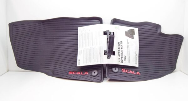 657061502C - SKODA SCALA Front Floor Mat Set RHD 657061502C ORIGINAL