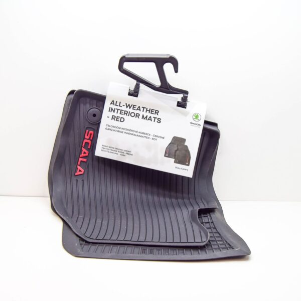 657061502C - SKODA SCALA Front Floor Mat Set RHD 657061502C ORIGINAL