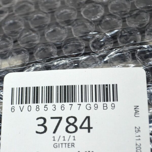 6V0853677G9B9 - NEW SKODA FABIA MK3 NJ FRONT BUMPER LOWER CENTER GRILLE 6V0853677G9B9 ORIGINAL