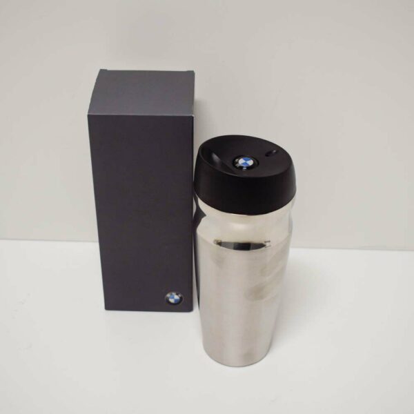 80562211967 - BMW Thermo Mug Stainless Steel Insulated Cup 15oz. 80562211967 ORIGINAL +