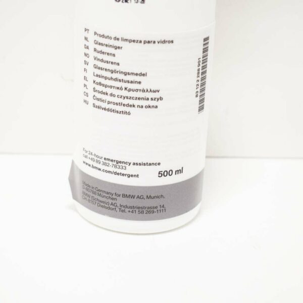 83122288901 - NEW BMW CAR CARE GLASS CLEANER 500ML 83122288901 2288901