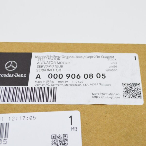 A0009060805 - NEW MERCEDES-BENZ VITO W639 HEATER ACTUATOR MOTOR A0009060805 ORIGINAL