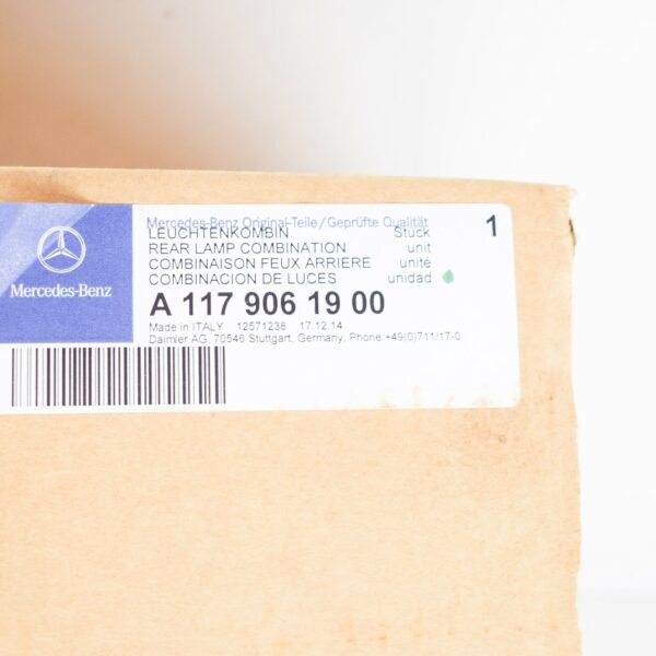A1179061900 - NEW MERCEDES-BENZ CLA COUPE C117 REAR LEFT TAILLIGHT A1179061900 ORIGINAL