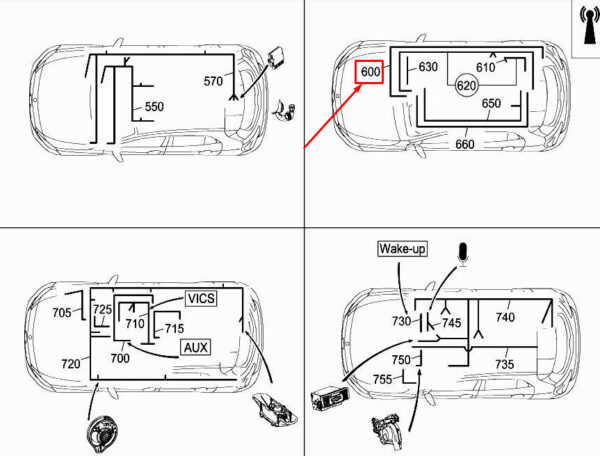 A1565403606 - MERCEDES-BENZ GLA X156 Rear Window Amplifier Wiring A1565403606 ORIGINAL