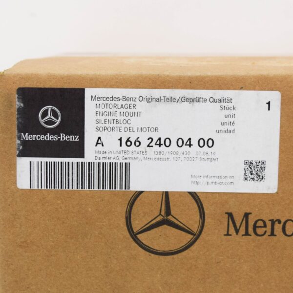 A1662400400 - NEW MERCEDES-BENZ M W166 RIGHT SIDE ENGINE MOUNT A1662400400 ORIGINAL