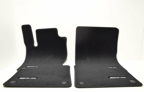 A16668056039F87 - MERCEDES-BENZ GLE W166 Velour Floor Mat Set LHD AMG A16668056039F87 ORIGINAL