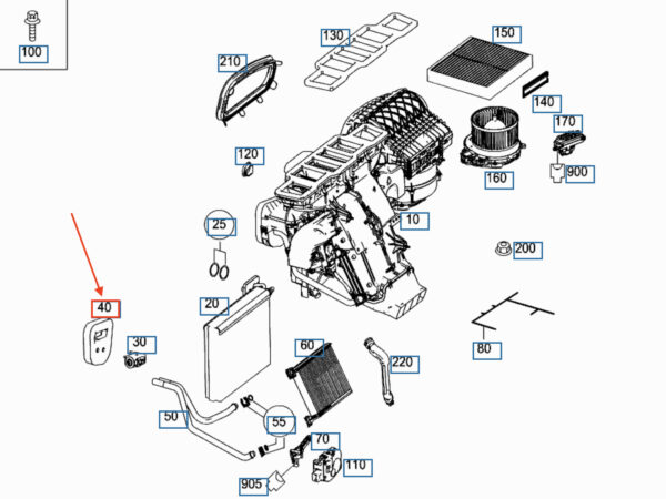 A166835039864 - MERCEDES-BENZ GL X166 A/C Expansion Valve Seal LHD A166835039864 ORIGINAL
