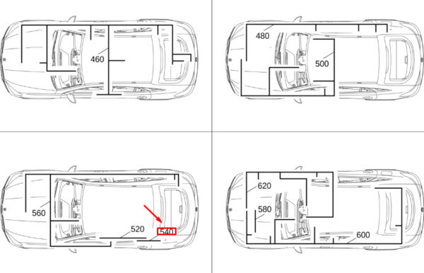 A1675403623 - MERCEDES-BENZ GLE W167 Ground Connection Wiring Harness A1675403623 ORIGINAL