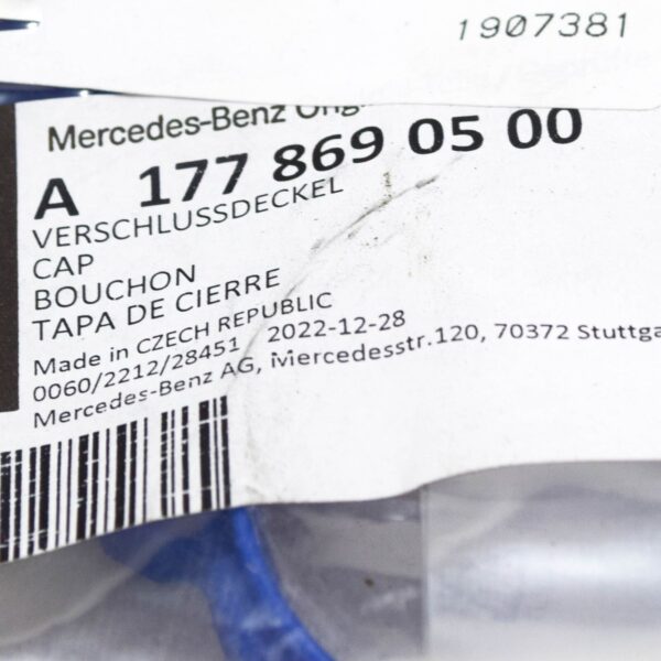 A1778690500 - NEW MERCEDES-BENZ A W177 WINDSHIELD WASHER TANK CAP COVER A1778690500 ORIGINAL