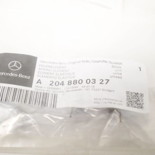 A2048800327 - NEW MERCEDES BENZ GLK X204 FRONT BUMPER WASHER COVER SPRING A2048800327 ORIGINAL