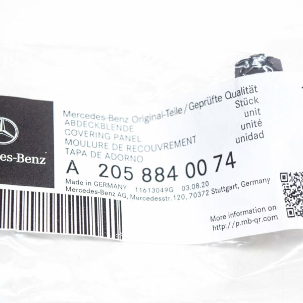 A2058840074 - NEW MB GLA X156 FRONT PARK ASSIST SENSOR COVER MOLDING A2058840074 ORIGINAL