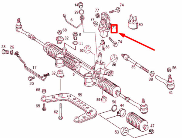 A2104600210 - NEW MERCEDES-BENZ E W210 STEERING COUPLING LHD A2104600210 ORIGINAL