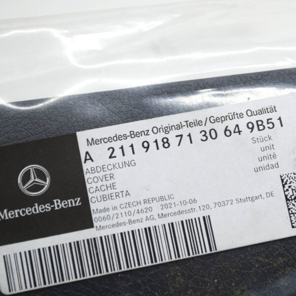 A21191871309B51 - MERCEDES-BENZ E W211 Front Left Seat Rail Cover A21191871309B51 ORIGINAL